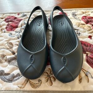 Crocs Women's Olivia Il Ballet Flats Shoes Navy Blue - Sz 9W - Never Worn